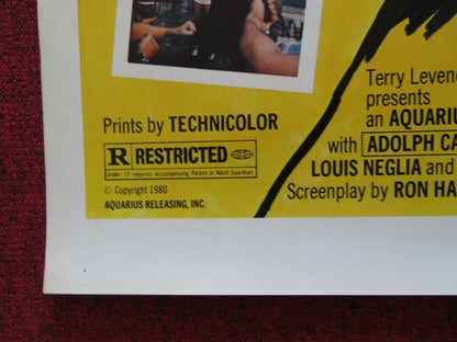 FIST OF FEAR TOUCH OF DEATH - KUNG FU US ONE SHEET ROLLED POSTER BRUCE LEE 1980 Movie posters