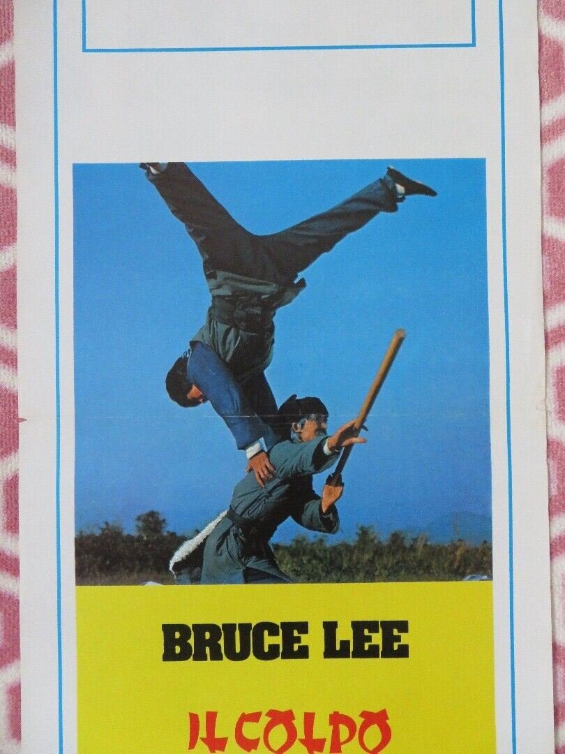 FIST OF FURY ITALIAN LOCANDINA (27.5"x 13") POSTER BRUCE LEE 1972 - Rendezvous Cinema
