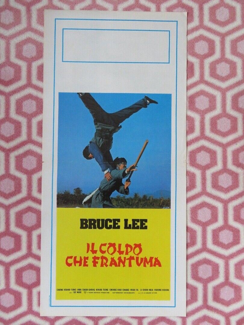 FIST OF FURY ITALIAN LOCANDINA (27.5"x 13") POSTER BRUCE LEE 1972 - Rendezvous Cinema