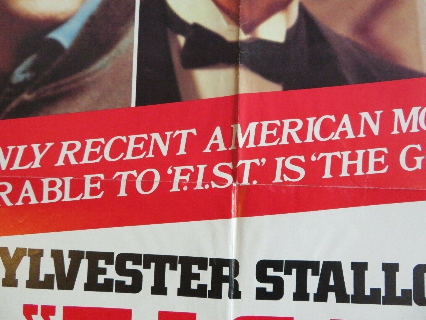 F.I.S.T STYLE B US ONE SHEET POSTER SYLVESTER SALLONE ROD STEIGER 1977 Movie posters