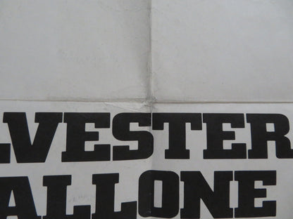 F.I.S.T UK QUAD POSTER FOLDED SYLVESTER STALLONE ROD STEIGER 1978 Rendezvous Cinema Movie posters