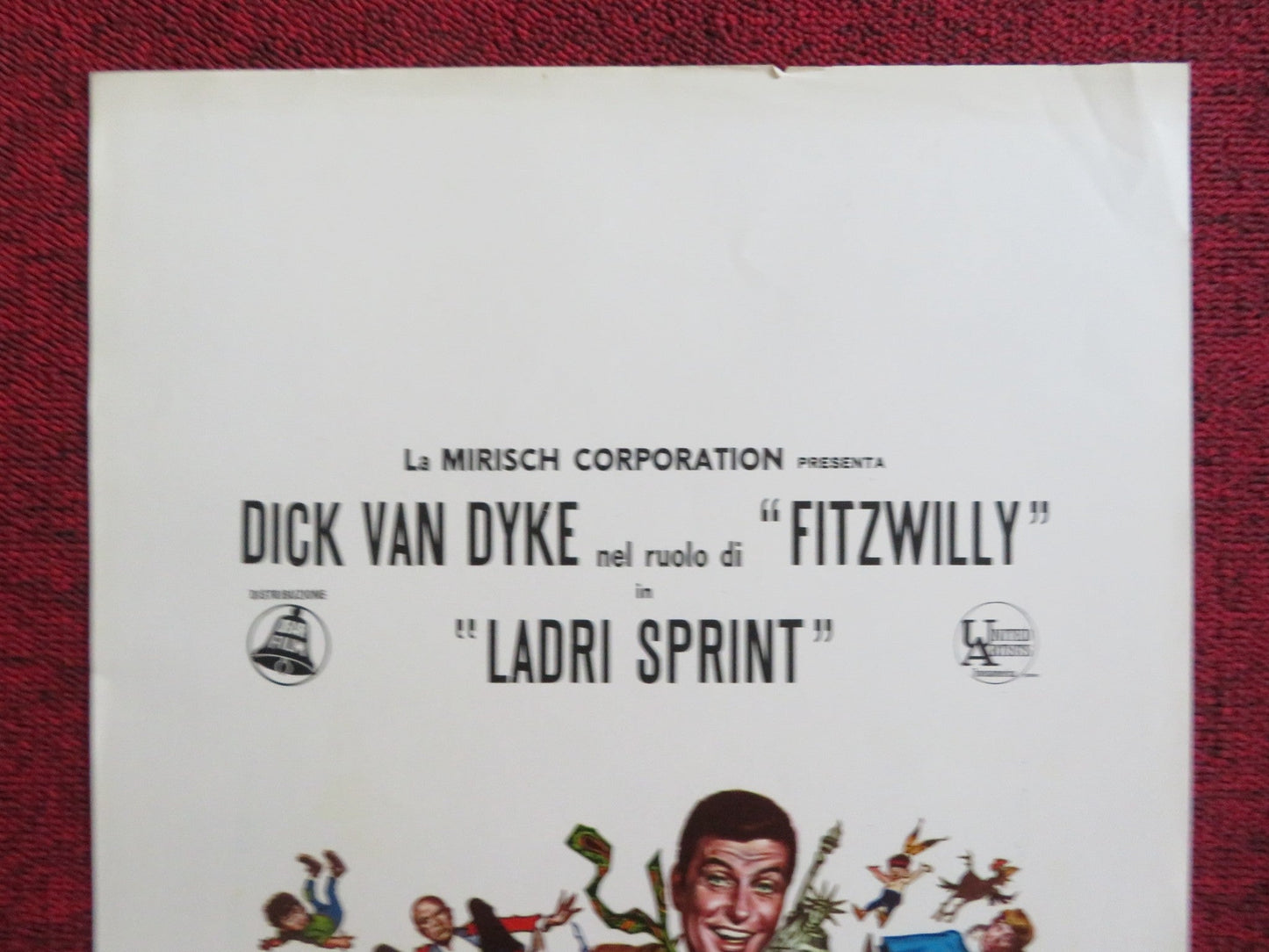 FITZWILLY ITALIAN LOCANDINA POSTER DICK VAN DYKE BARBARA FELDON 1968 Rendezvous Cinema Movie posters
