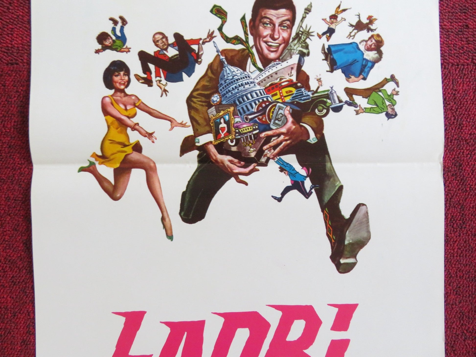 FITZWILLY ITALIAN LOCANDINA POSTER DICK VAN DYKE BARBARA FELDON 1968 Rendezvous Cinema Movie posters
