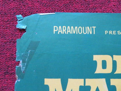 FIVE CARD STUD SPANISH ROLLED POSTER DEAN MARTIN ROBERT MITCHUM 1968 Movie posters