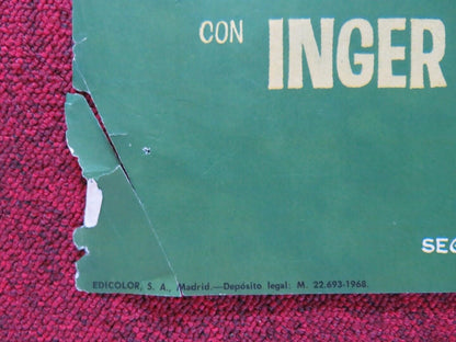 FIVE CARD STUD SPANISH ROLLED POSTER DEAN MARTIN ROBERT MITCHUM 1968 Movie posters