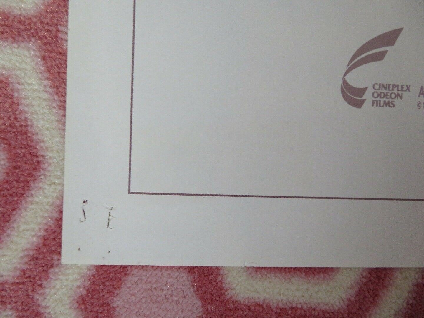 FIVE CORNERS ONE SHEET (27 x 41) POSTER JODIE FOSTER TIM ROBBINS TONY BILL 1987 - Rendezvous Cinema