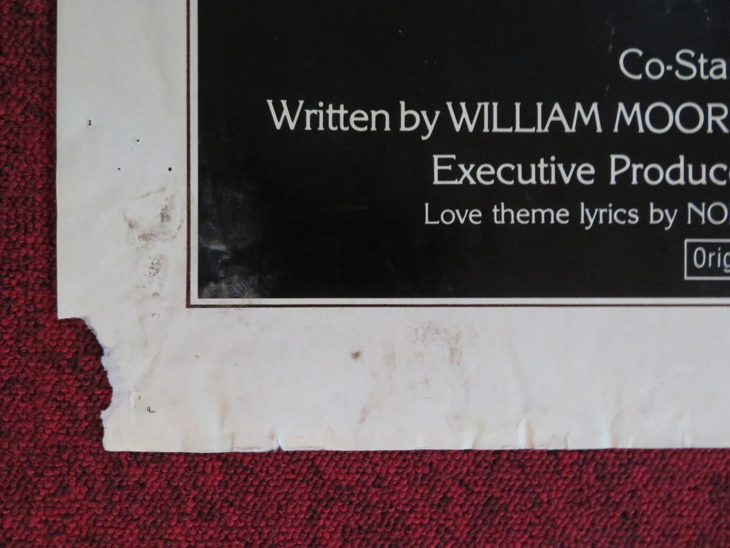 FIVE DAYS FROM HOME FOLDED US ONE SHEET POSTER GEORGE PEPPARD NEVILLE BRAND 1978 Rendezvous Cinema Movie posters