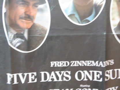 FIVE DAYS ONE SUMMMER UK QUAD (30"x 40") ROLLED POSTER SEAN CONNERY 1982 Rendezvous Cinema Movie posters