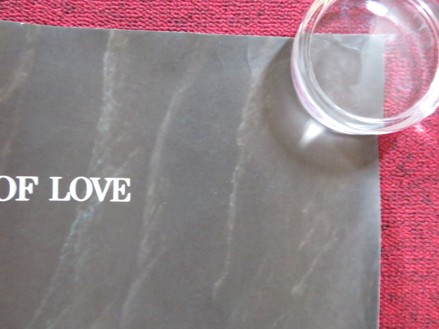 FIVE DAYS ONE SUMMMER UK QUAD (30"x 40") ROLLED POSTER SEAN CONNERY 1982 Rendezvous Cinema Movie posters