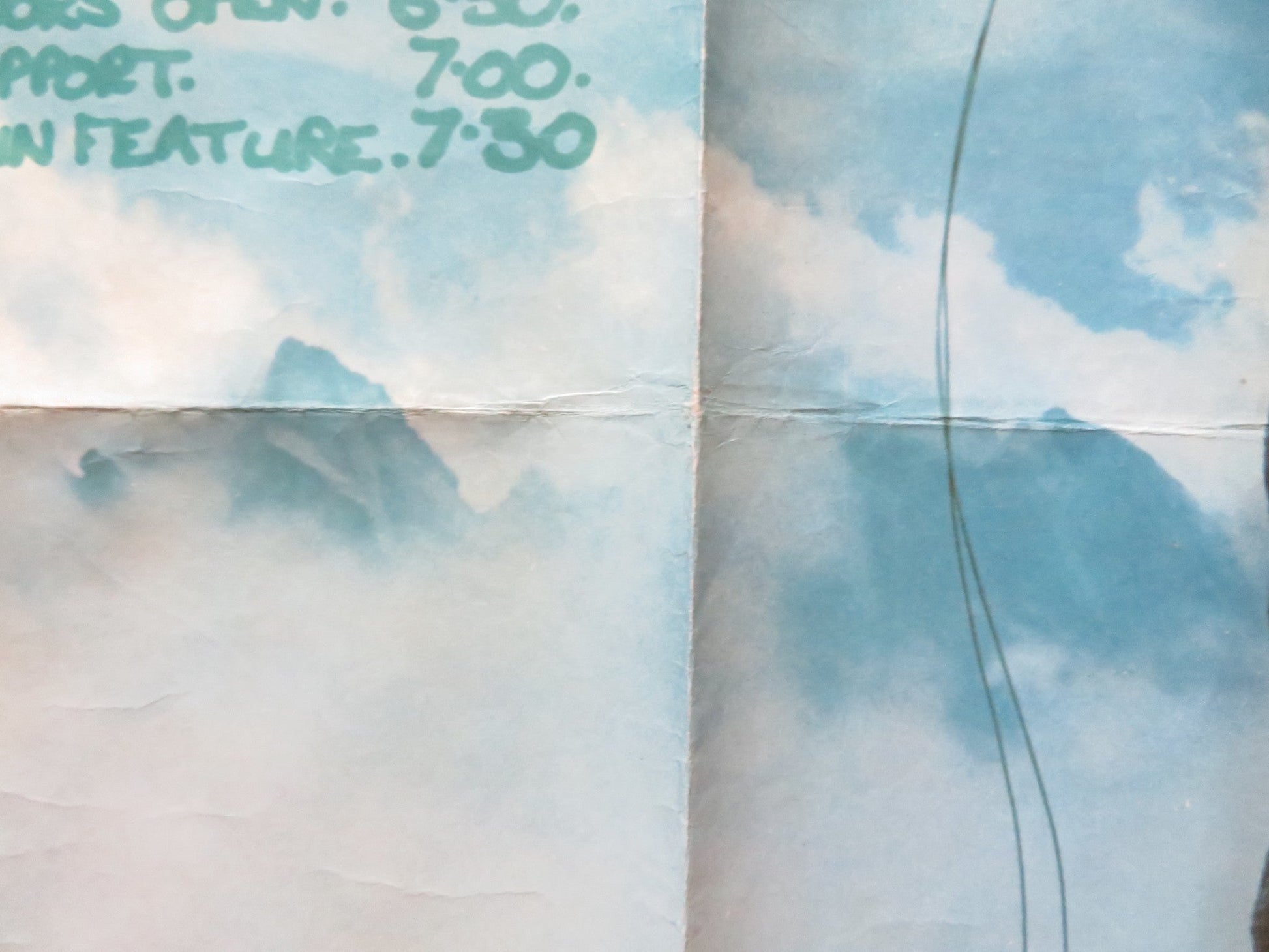 FIVE DAYS ONE SUMMMER UK QUAD (30"x 40") ROLLED POSTER SEAN CONNERY 1982 Rendezvous Cinema Movie posters