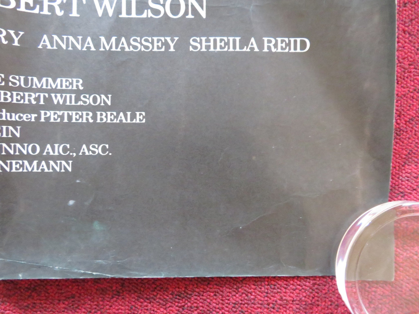 FIVE DAYS ONE SUMMMER UK QUAD (30"x 40") ROLLED POSTER SEAN CONNERY 1982 Rendezvous Cinema Movie posters