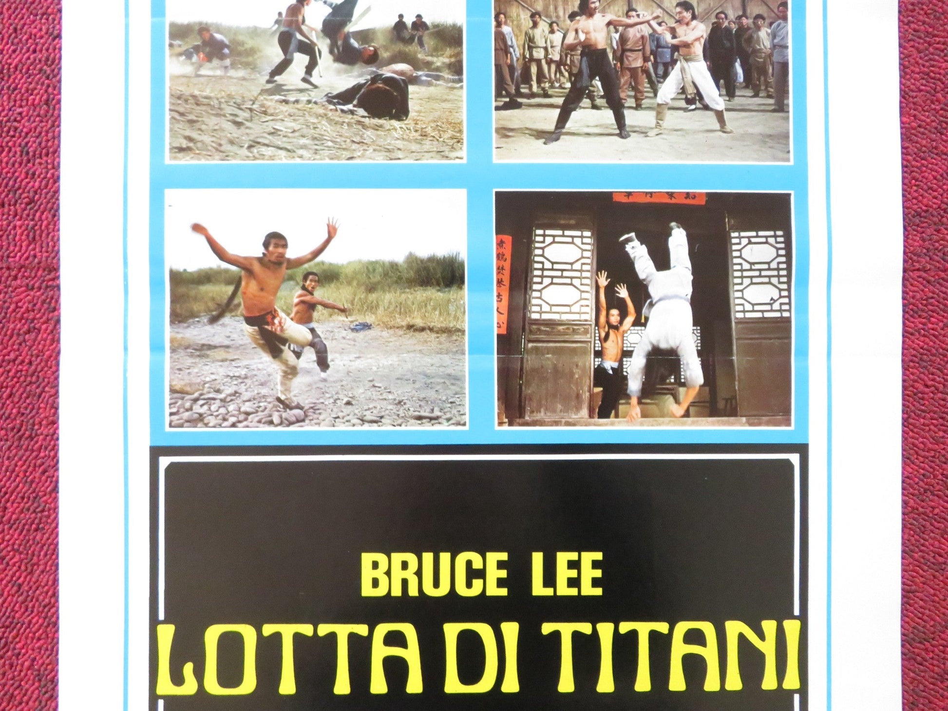 FIVE SUPERFIGHTERS ITALIAN LOCANDINA POSTER CHIU - SING HAU SIU - HUNG LEUNG 1979 Rendezvous Cinema Movie posters