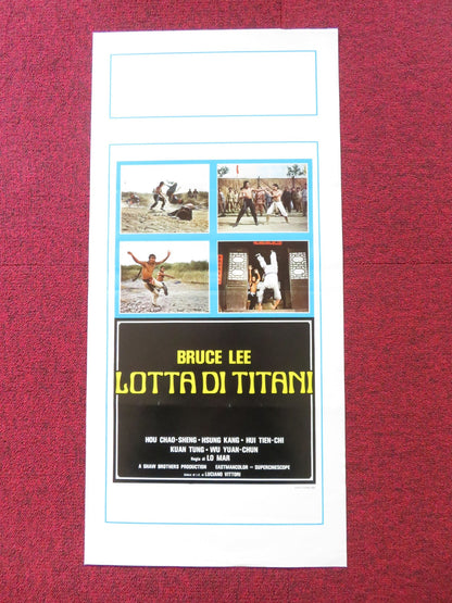FIVE SUPERFIGHTERS ITALIAN LOCANDINA POSTER CHIU - SING HAU SIU - HUNG LEUNG 1979 Rendezvous Cinema Movie posters