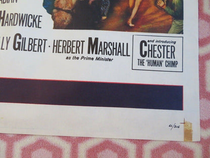 FIVES WEEKS IN A BALLOON US ONE SHEET POSTER PETER LORRE RED BUTTONS 1962 Movie posters