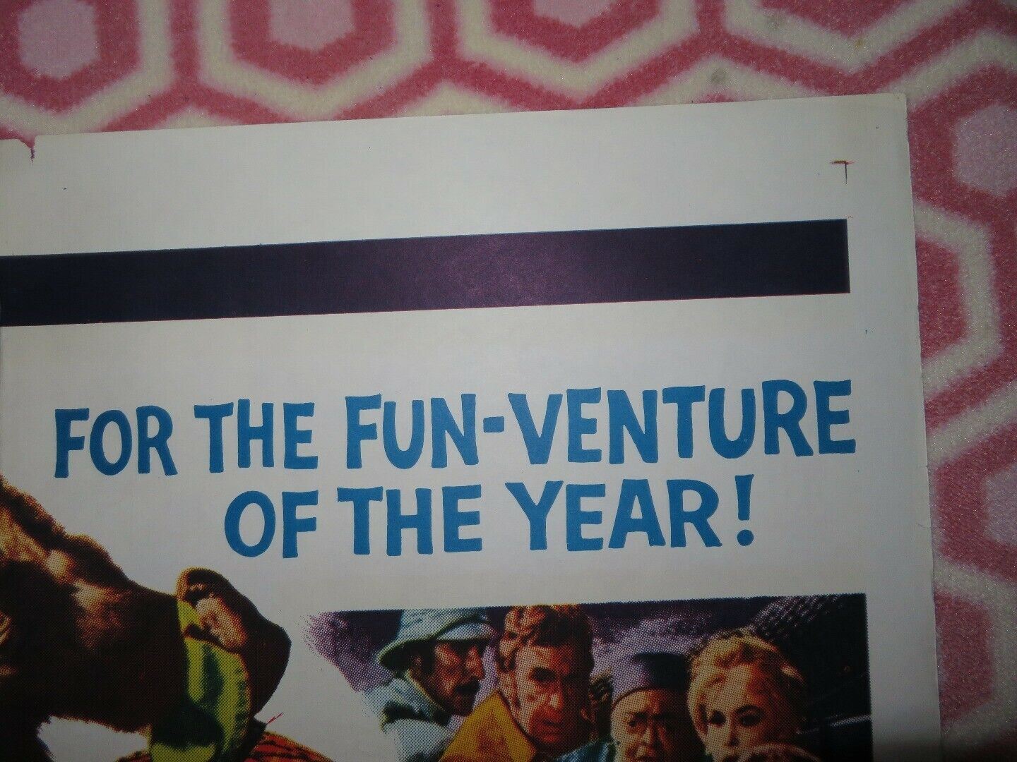 FIVES WEEKS IN A BALLOON US ONE SHEET POSTER PETER LORRE RED BUTTONS 1962 Movie posters