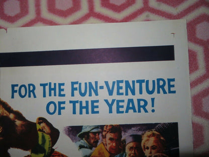 FIVES WEEKS IN A BALLOON US ONE SHEET POSTER PETER LORRE RED BUTTONS 1962 Movie posters