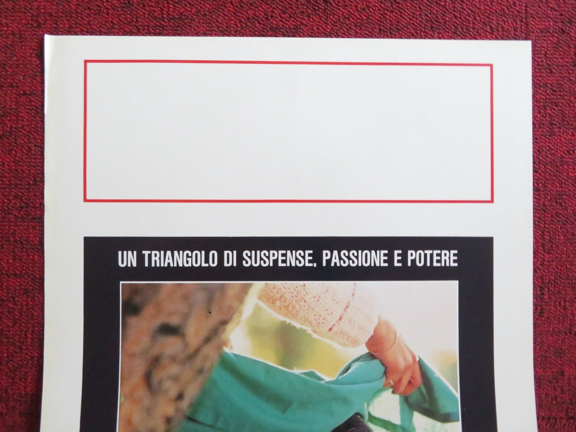 FLAGRANT DESIR ITALIAN LOCANDINA POSTER LAUREN HUTTON SAM WATERSON 1986 Rendezvous Cinema Movie posters