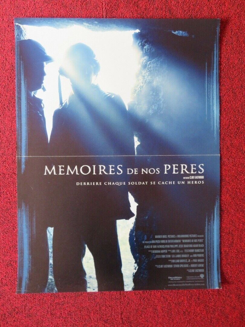 FLAGS OF OUR FATHERS FRENCH (15"x 21") POSTER RYAN PHILLIPPE JESSE BRADFORD 2006 Movie posters