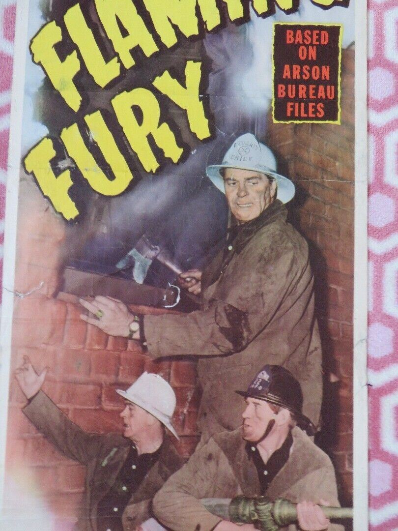 FLAMING FURY US INSERT (14"x 36") POSTER ROY ROBERTS GEORGE COOPER 1949 Movie posters
