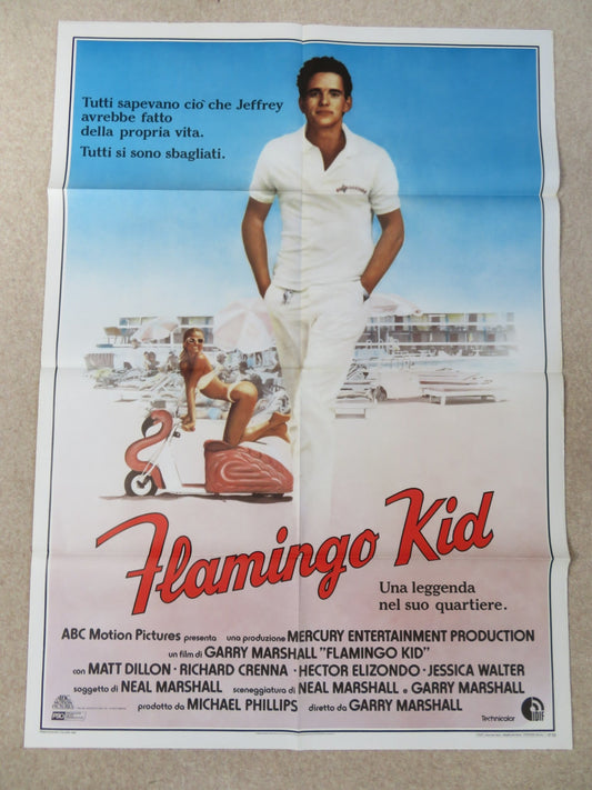 FLAMINGO KID ITALIAN 2 FOGLIO POSTER MATT DILLON HECTOR ELIZONDO 1984 Rendezvous Cinema Movie posters