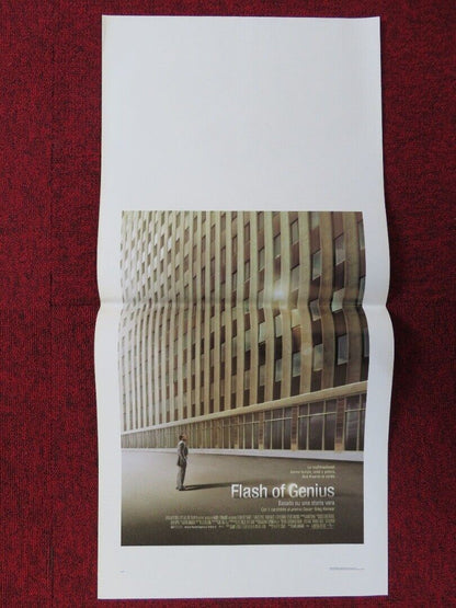 FLASH OF GENIUS ITALIAN LOCANDINA (27.5"x13") POSTER GREG GINNEAR 2008 Movie posters