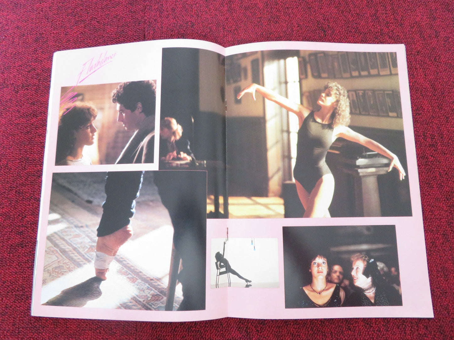 FLASHDANCE JAPANESE BROCHURE / PRESS BOOK JENNIFER BEALS MICHAEL NOURI 1983 Rendezvous Cinema Movie posters