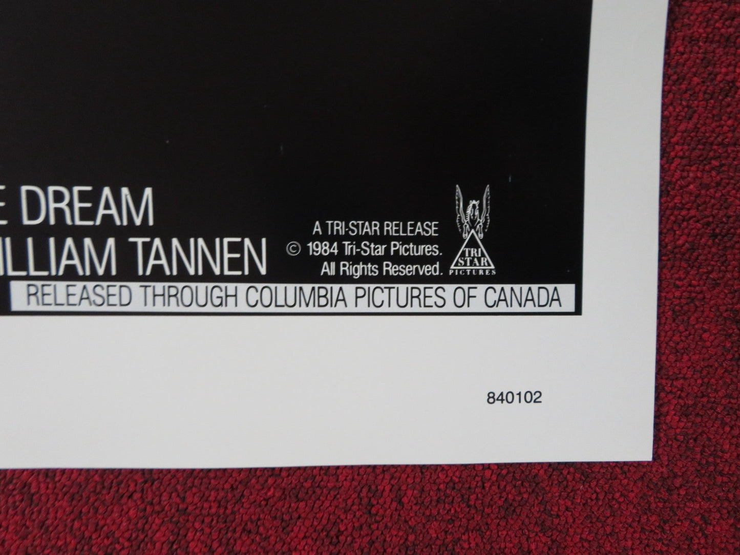 FLASHPOINT FOLDED US ONE SHEET POSTER KRIS KRISTOFFERSON TREAT WILLIAMS 1984 Rendezvous Cinema Movie posters