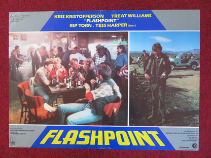 FLASHPOINT ITALIAN FOTOBUSTA POSTER KRIS KRISTOFFERSON TREAT WILLIAMS 1985 Rendezvous Cinema Movie posters
