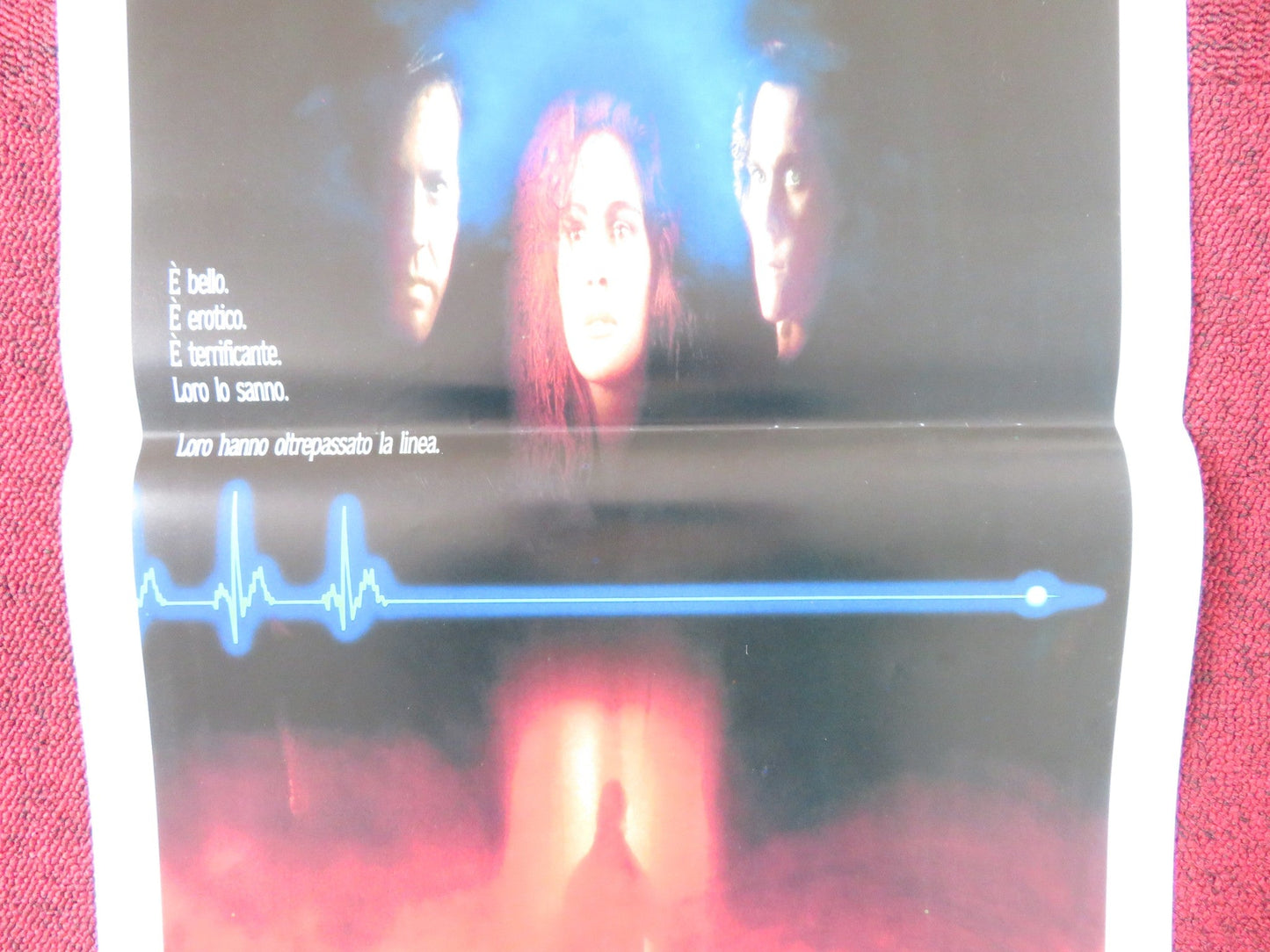 FLATLINERS ITALIAN LOCANDINA POSTER KIEFER SUTHERLAND JULIA ROBERTS 1990 Rendezvous Cinema Movie posters