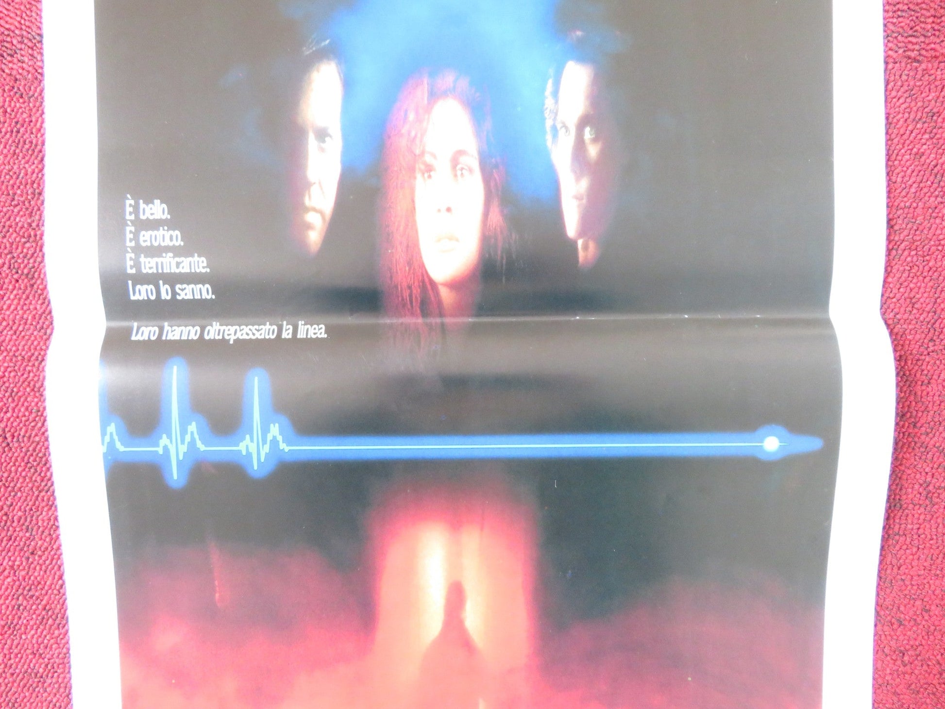 FLATLINERS ITALIAN LOCANDINA POSTER KIEFER SUTHERLAND JULIA ROBERTS 1990 Rendezvous Cinema Movie posters