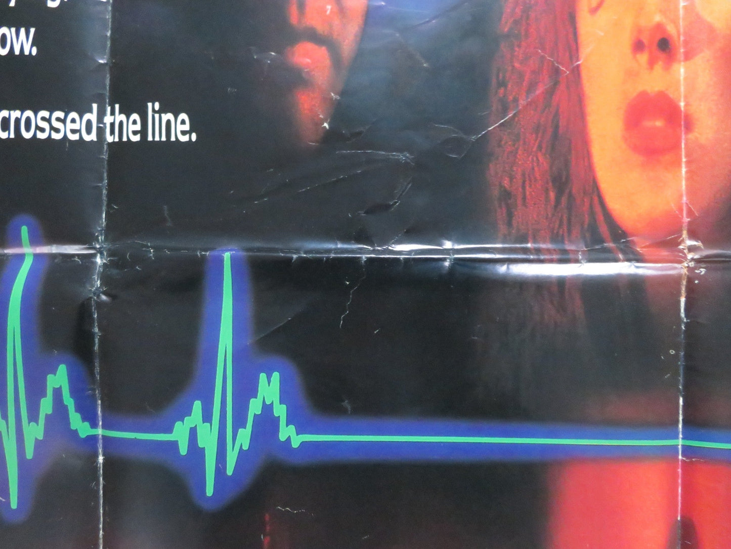 FLATLINERS UK QUAD POSTER FOLDED SUTHERLAND JULIA ROBERTS KEVIN BACON 1990 Rendezvous Cinema Movie posters