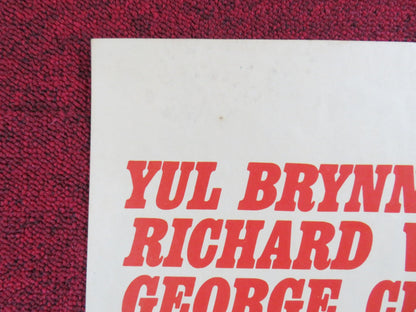 FLIGHT FROM ASHIYA US INSERT (14"x 36") POSTER YUL BRYNNER RICHARD WIDMARK 1964 Rendezvous Cinema Movie posters