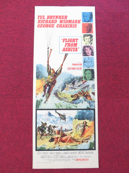 FLIGHT FROM ASHIYA US INSERT (14"x 36") POSTER YUL BRYNNER RICHARD WIDMARK 1964 Rendezvous Cinema Movie posters
