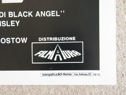 FLIGHT OF BLACK ANGEL ITALIAN 2 FOGLIO POSTER PETER STRAUSS WILLIAM O'LEARY 1991 Rendezvous Cinema Movie posters