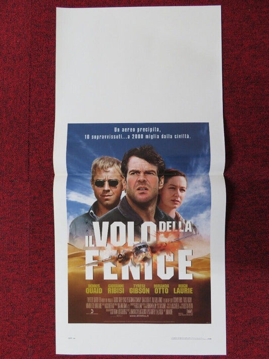 FLIGHT OF THE PHOENIX ITALIAN LOCANDINA (27.5"x13") POSTER DENNIS QUAID 2004 Movie posters