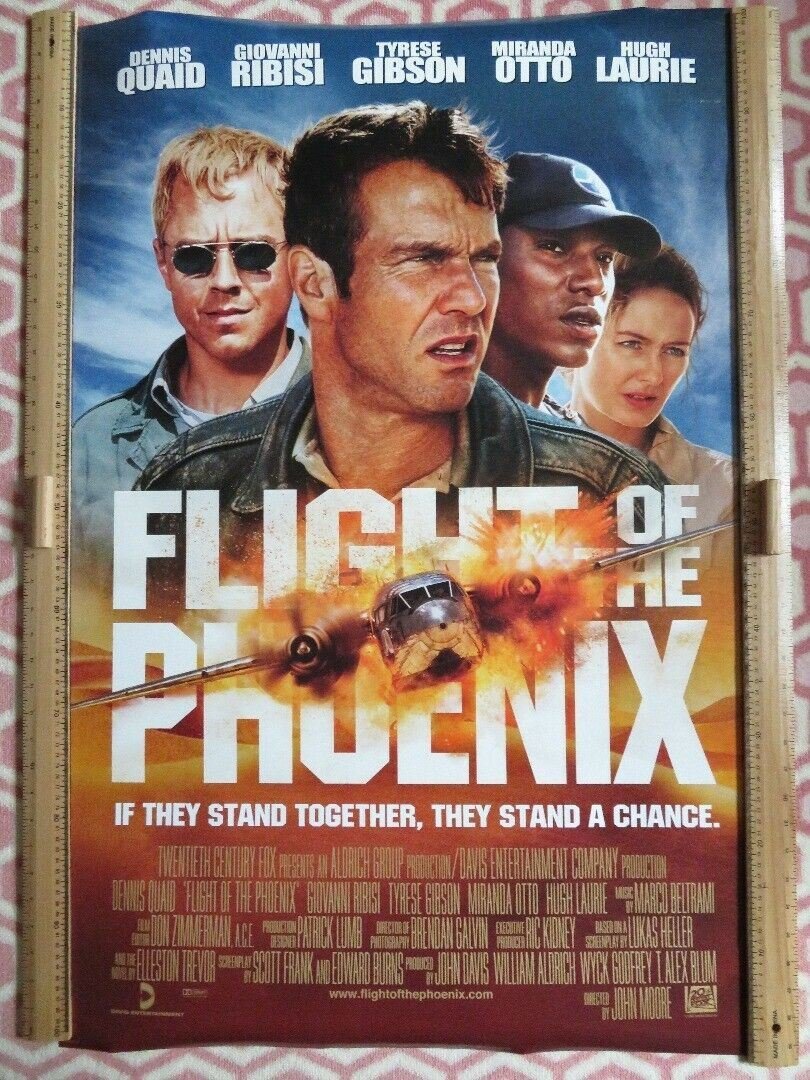 FLIGHT OF THE PHOENIX VERSION B US ROLLED POSTER DENNIS QUAID HUGH LAURIE 2004 - Rendezvous Cinema