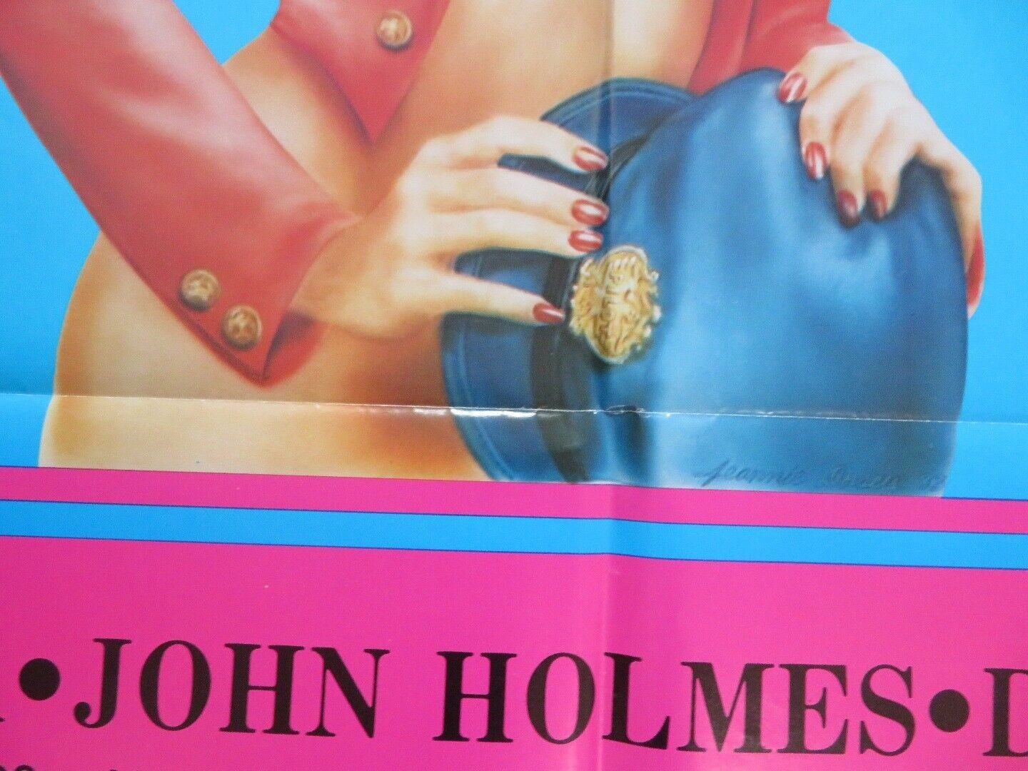 FLIGHT SENSATIONS FOLDED US ONE SHEET POSTER SEKA JOHN HOLMES 1983 - Rendezvous Cinema