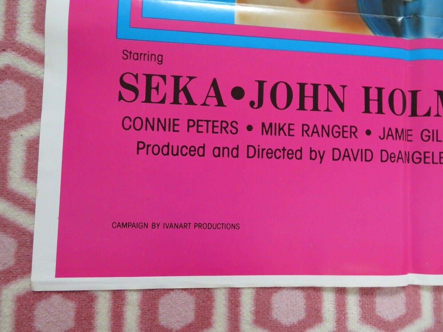 FLIGHT SENSATIONS FOLDED US ONE SHEET POSTER SEKA JOHN HOLMES 1983 - Rendezvous Cinema