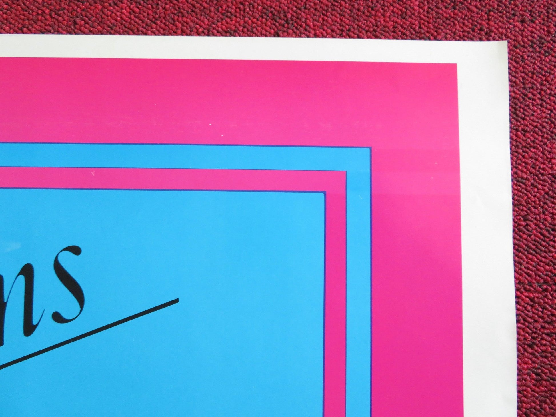 FLIGHT SENSATIONS US TRI FOLDED ONE SHEET ROLLED POSTER SEKA JOHN HOLMES 1983 Rendezvous Cinema Movie posters