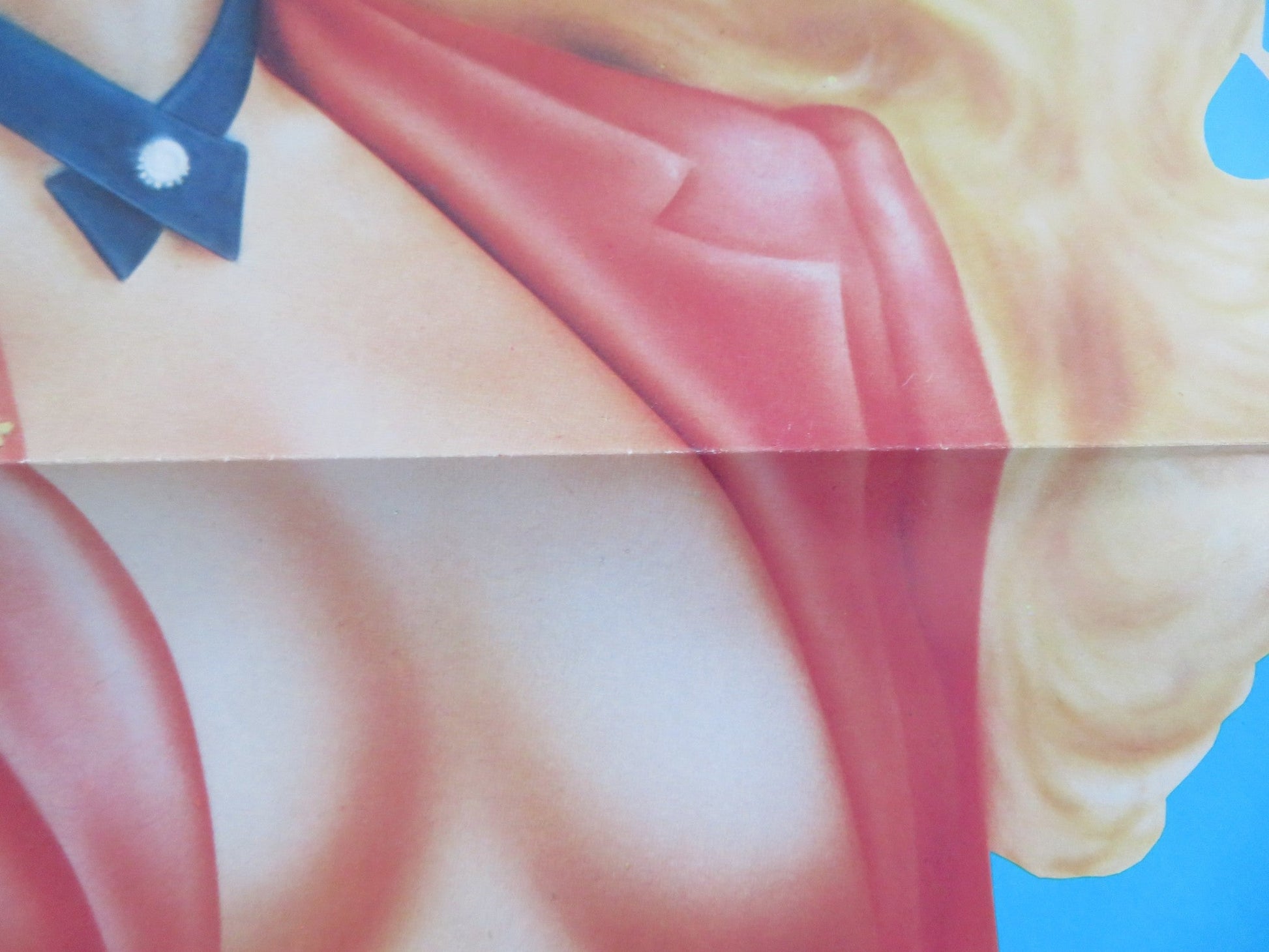 FLIGHT SENSATIONS US TRI FOLDED ONE SHEET ROLLED POSTER SEKA JOHN HOLMES 1983 Rendezvous Cinema Movie posters