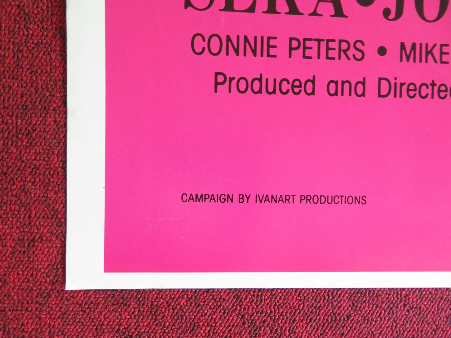 FLIGHT SENSATIONS US TRI FOLDED ONE SHEET ROLLED POSTER SEKA JOHN HOLMES 1983 Rendezvous Cinema Movie posters