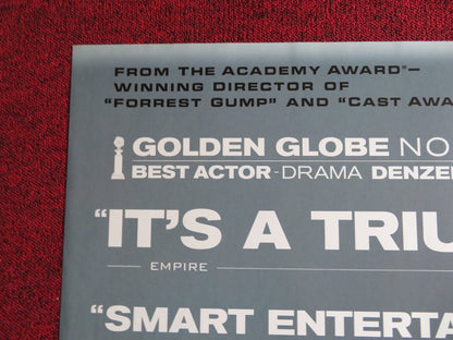 FLIGHT UK QUAD (30"x 40") ROLLED POSTER DENZEL WASHINGTON DON CHEADLE 2012 Rendezvous Cinema Movie posters