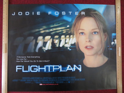 FLIGHTPLAN UK QUAD (30"x 40") ROLLED POSTER JODIE FOSTER PETER SARSGAARD 2005 Rendezvous Cinema Movie posters