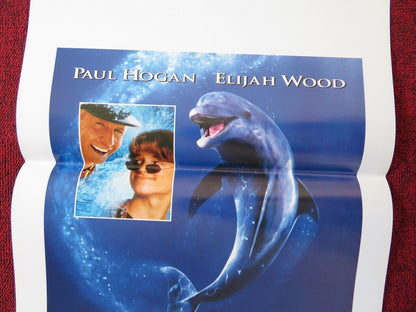 FLIPPER ITALIAN LOCANDINA (27.5"x13") POSTER PAUL HOGAN ELIJAH WOOD 1996 Movie posters