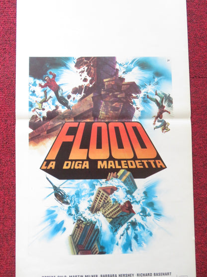 FLOOD ITALIAN LOCANDINA POSTER ROBERT CULP MARTIN MILNER 1976 Rendezvous Cinema Movie posters