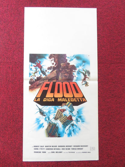 FLOOD ITALIAN LOCANDINA POSTER ROBERT CULP MARTIN MILNER 1976 Rendezvous Cinema Movie posters