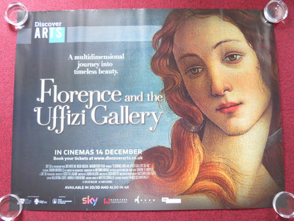 FLORENCE AND THE UFFIZI GALLERY UK QUAD ROLLED POSTER 2015 Rendezvous Cinema Movie posters
