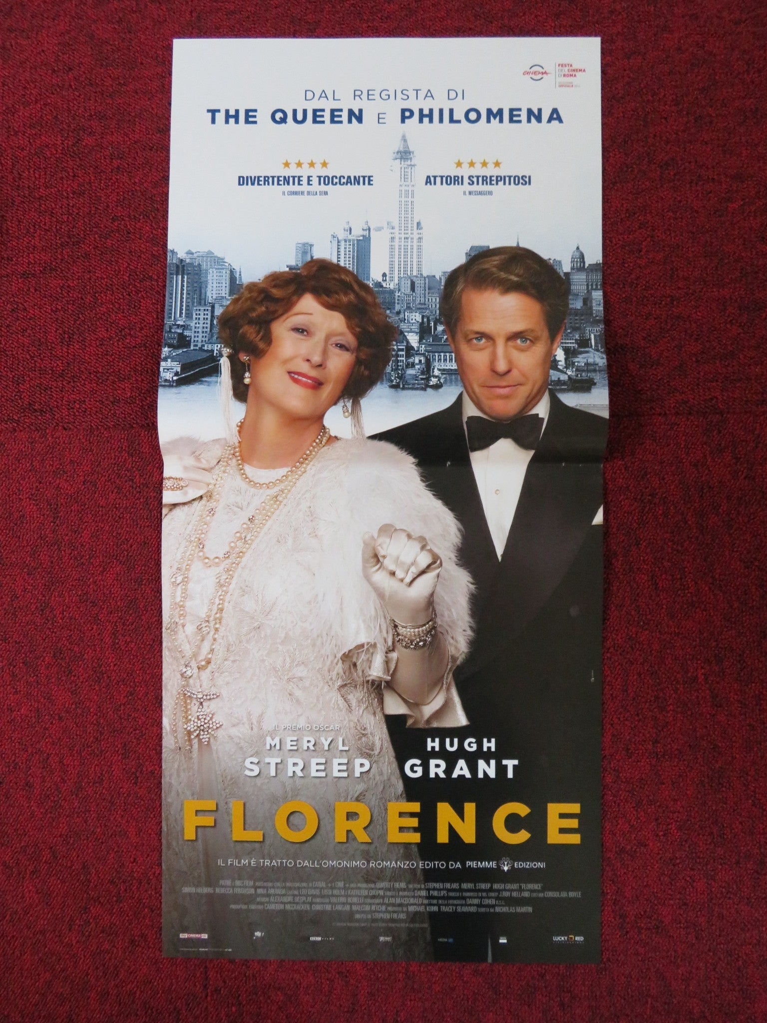 FLORENCE FOSTER JENKINS ITALIAN LOCANDINA POSTER MERYL STREEP HUGH GRANT 2016 Rendezvous Cinema Movie posters