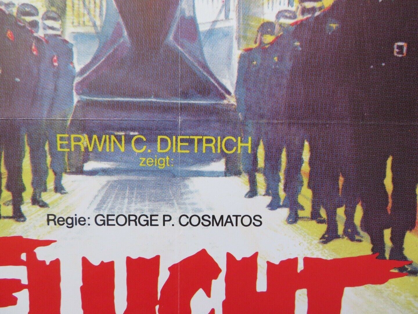 Flucht nach Athena/ ESCAPE TO ATHENA A1 (23"x 33") POSTER ROGER MOORE 1979 Movie posters