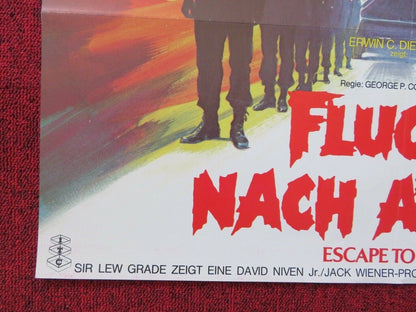 Flucht nach Athena/ ESCAPE TO ATHENA A1 (23"x 33") POSTER ROGER MOORE 1979 Movie posters